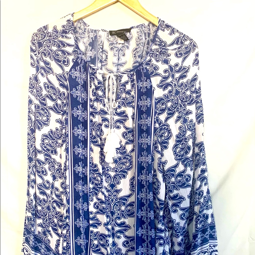 Inc International Concepts Suzani Floral Top